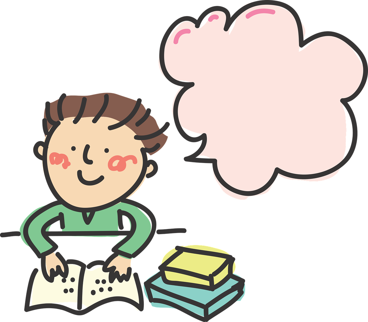 Clipart of students participating in extracurricular activities